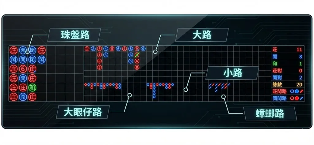 MT百家樂路紙
